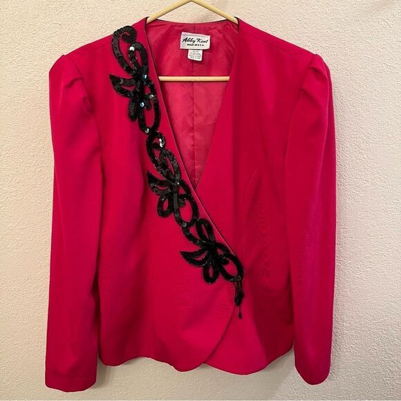 Abby Kent Vintage Long Sleeve Party Jacket Size 8 - Picture 1 of 5